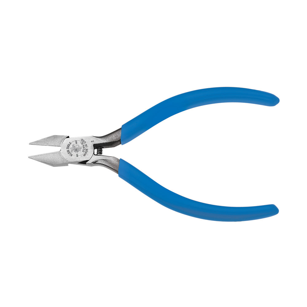 Pince coupante diagonale 5 po, bec pointu, mâchoire étroite, Klein Tools D244-5C