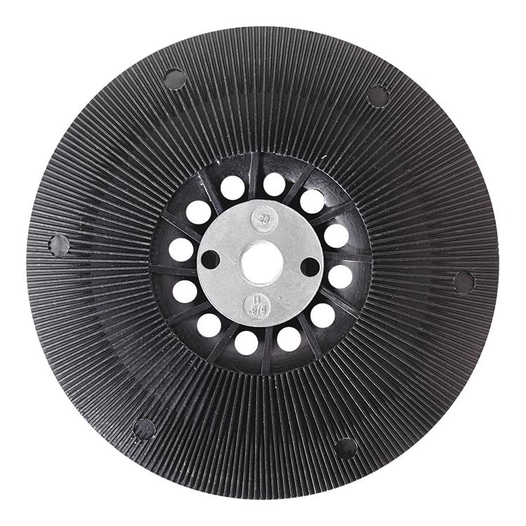 Tampon de support noir Walter 15-M007, 7 po, filetage 5/8-11, dos nervuré