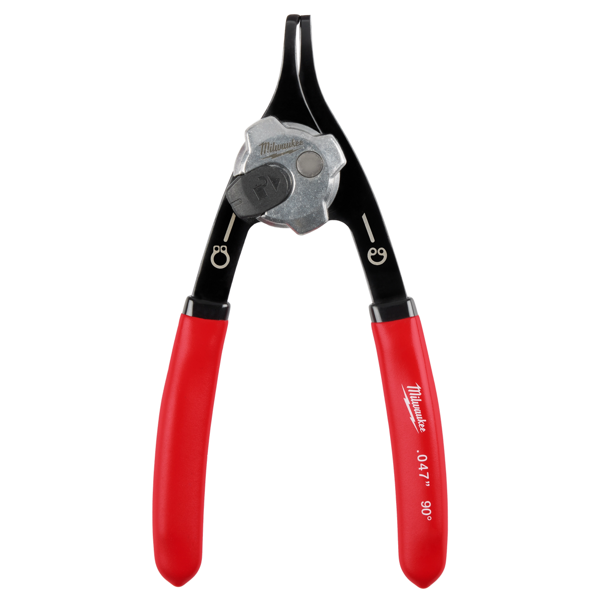 Pince à circlips convertible Milwaukee 48-22-6535, embouts .047 po à 90°