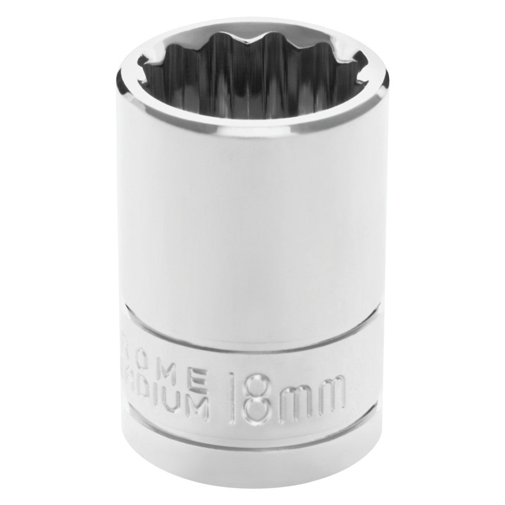 Douille métrique à 12 pans Performance Tool W32818, carré 1/2 po, 18 mm