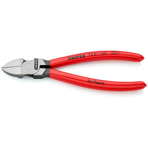 Pince coupante de côté pour plastiques Knipex 72 01 160, 160 mm
