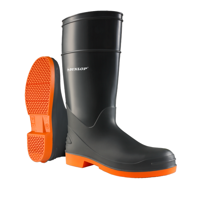 Botte de travail en PVC Dunlop 87982, 16 po, embout et cambrure en acier