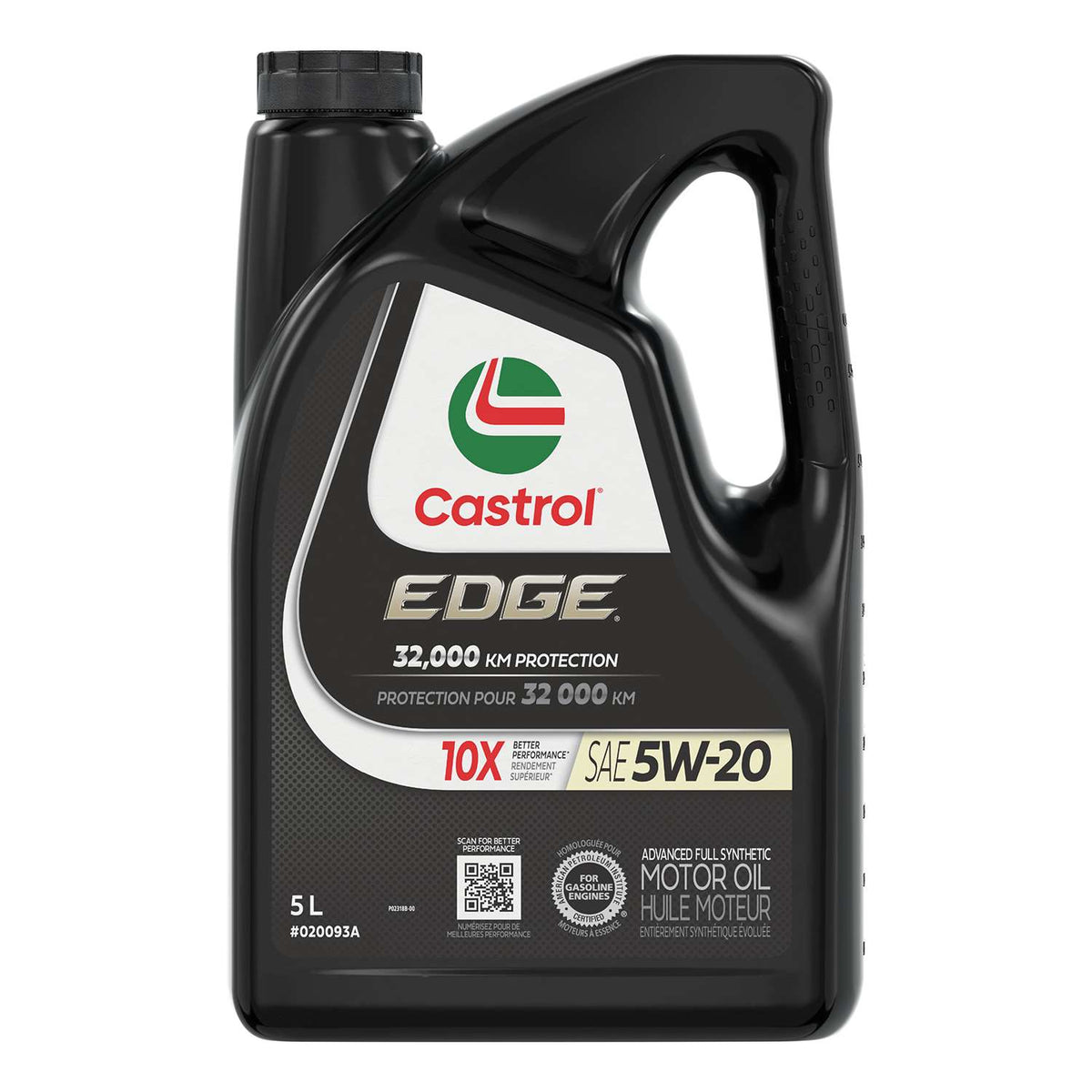Huile moteur Castrol EDGE 5W-20 – 5 L