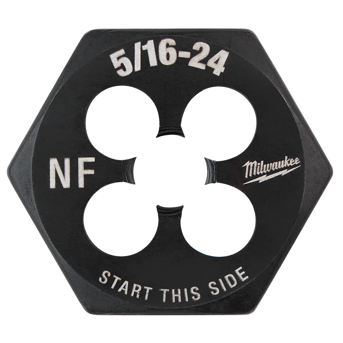 Filière hexagonale Milwaukee 49-57-5344, 5/16-24 NF, hexagone 1 po