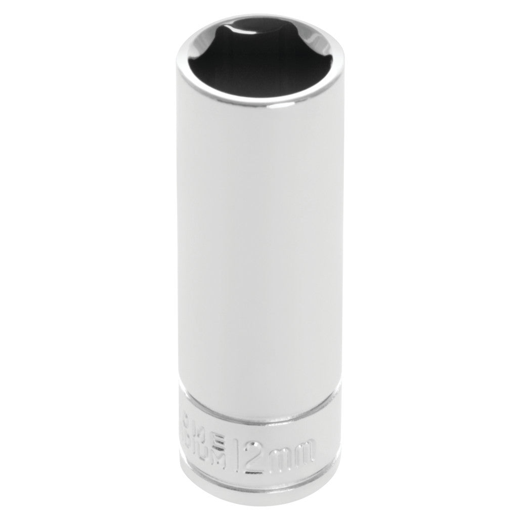 Douille longue 6 pans Performance Tool W36412, carré 1/4 po, 12 mm