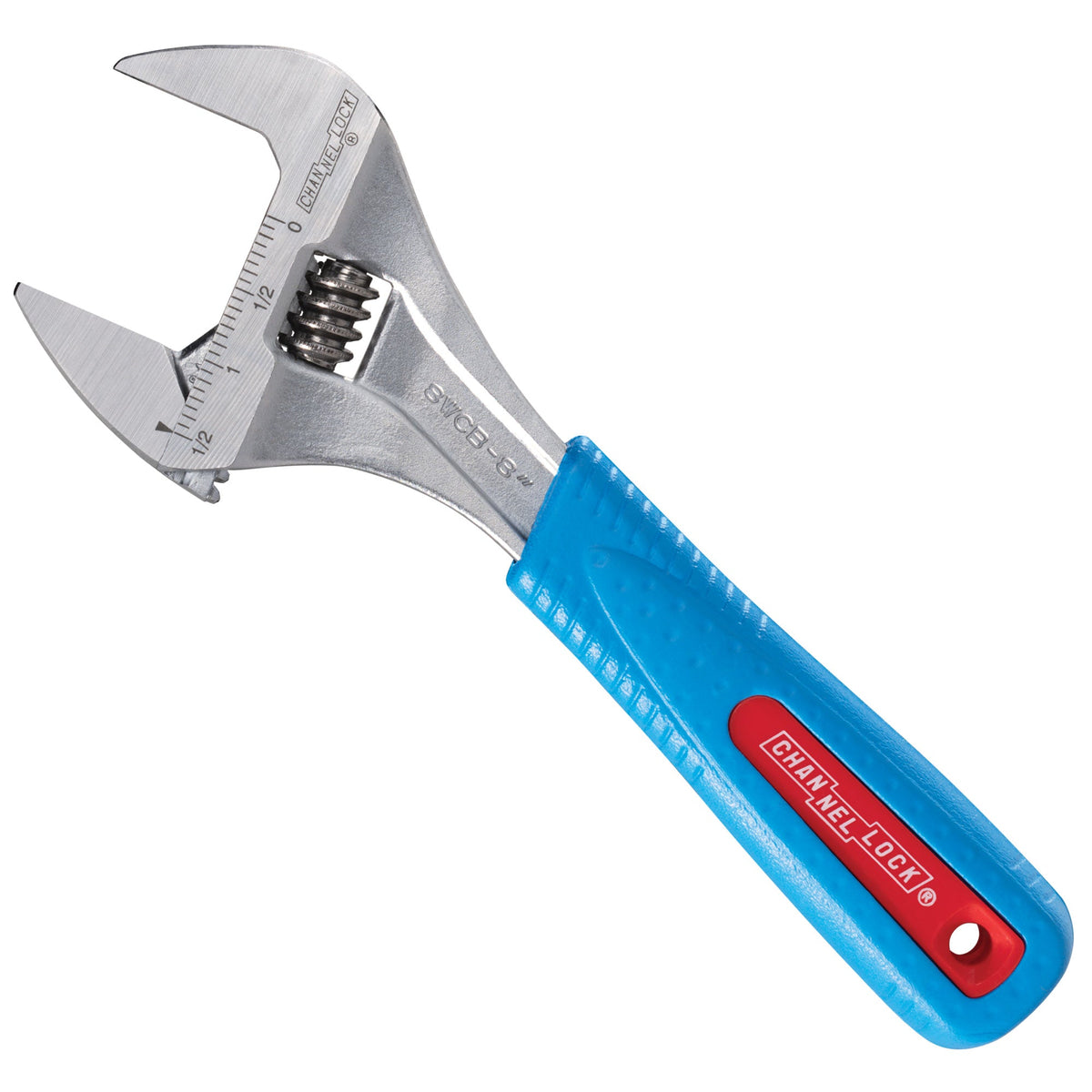 Clé à molette Channellock 8WCB Code Blue WideAzz, 8 po, chromée