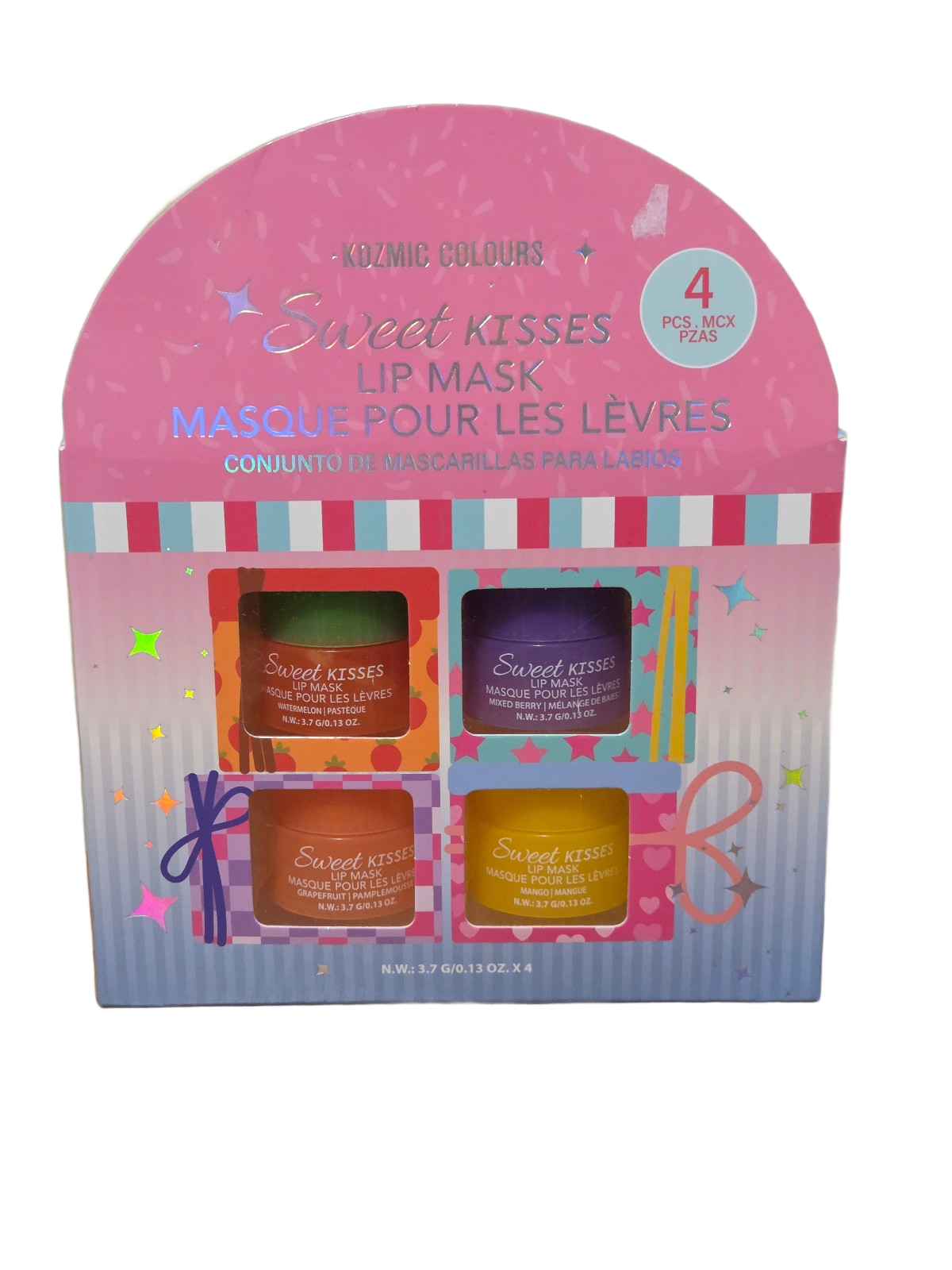 Masques pour les lèvres (lot de 4) Kozmic Colours Sweet Kisses