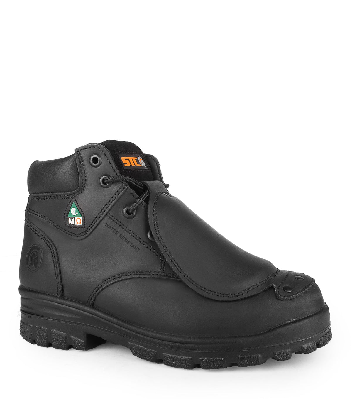 Bottes de travail STC 22075 Press, 6 po, embout en acier, protège-métatarse externe, noir