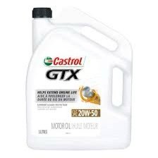 Huile moteur Castrol GTX ultraclean 20W-50, 5 L