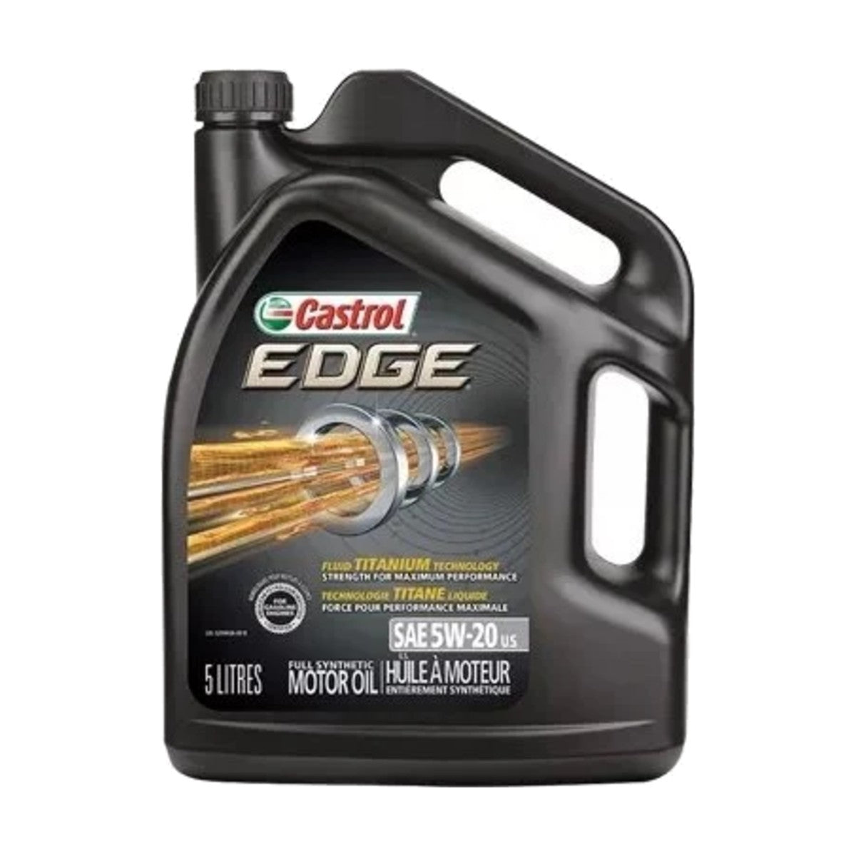 Huile moteur CASTROL Edge Fluid Titanium synthetique 5W-20 5L