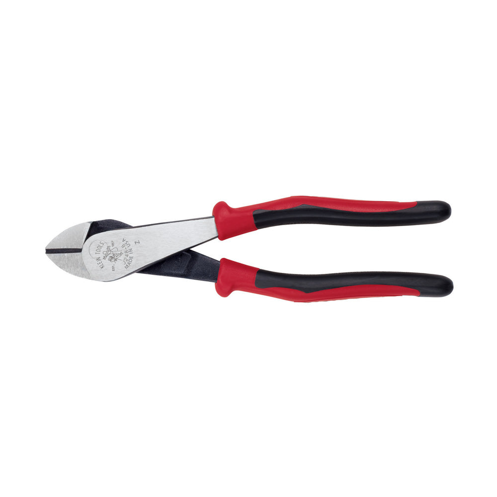 Pince coupante diagonale à tête inclinée, 8 po, manches rouge/noir, Klein Tools J248-8