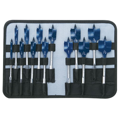 Jeu de mèches plates Bosch Daredevil avec pochette, 13 pièces, 6 po