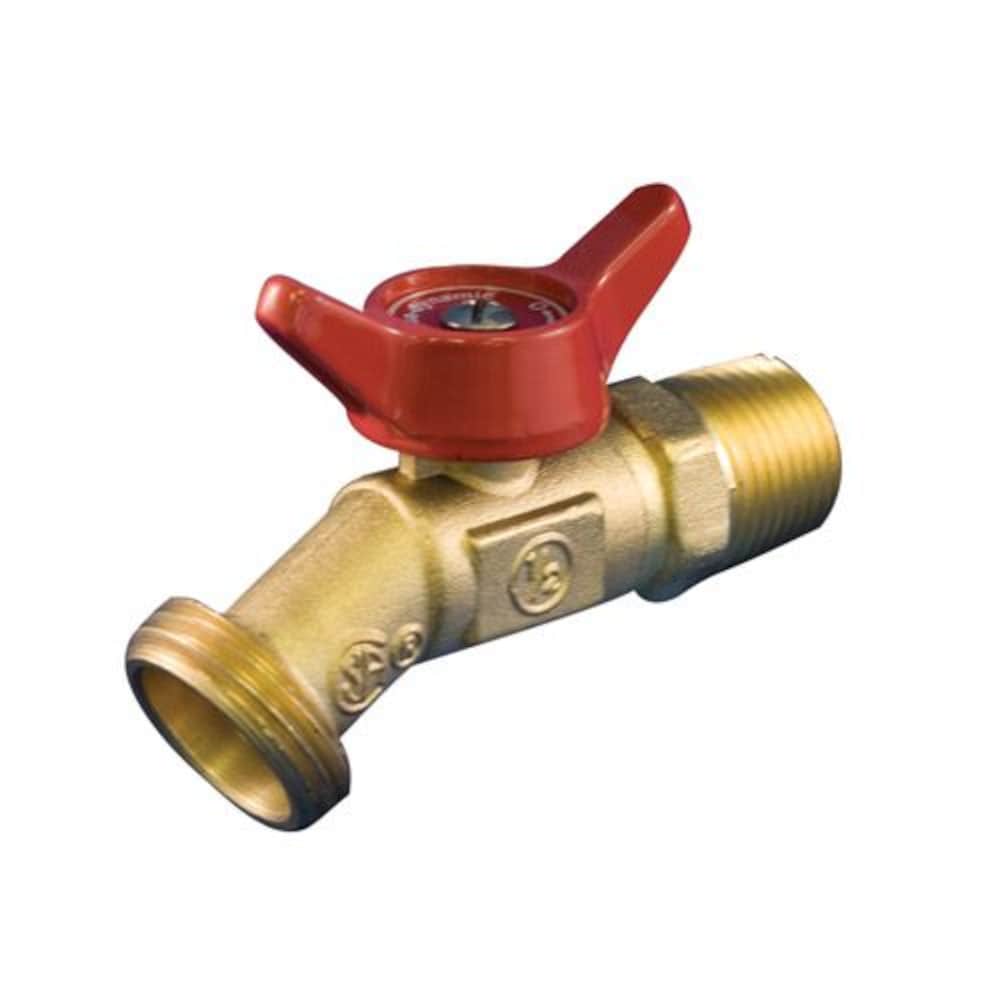 Robinet d’arrosage Aqua-Dynamic 1102-353 à quart de tour, sans coude, MIP 1/2 po, laiton
