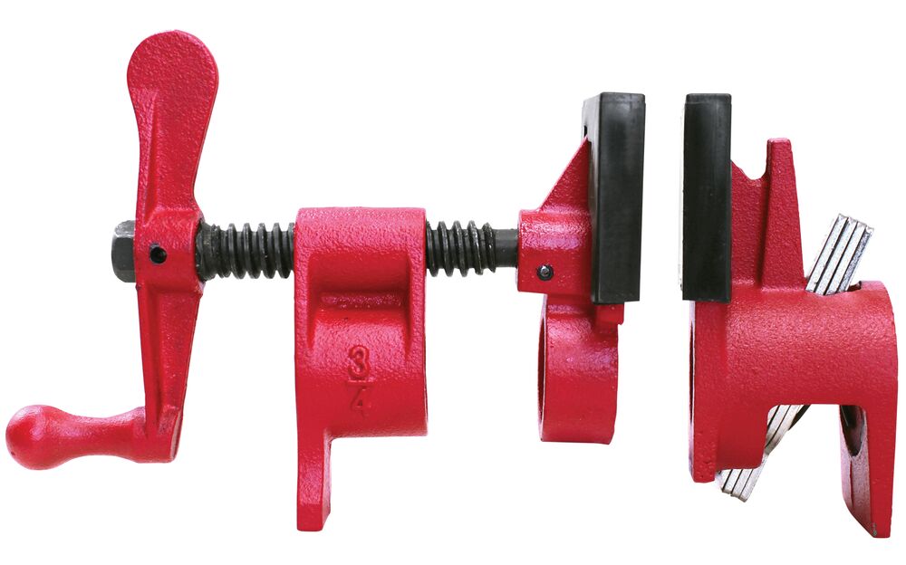 Serre-joint à tuyau Bessey PC34-2 pour tuyau noir de 3/4 po, profondeur de gorge 60 mm
