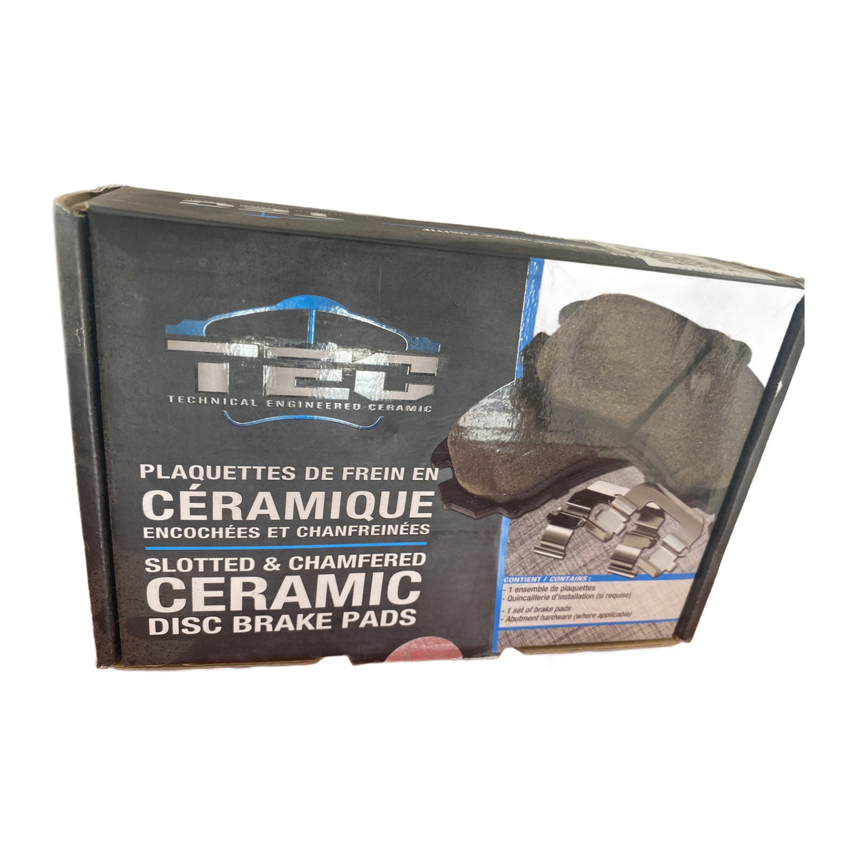 Boîte de plaquettes de frein TEC TEC-1692 sur fond blanc