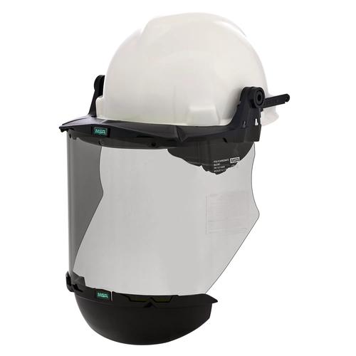 Trousse accessoire arc MSA 10118696 pour casque à fentes, avec mentonnière, blanc