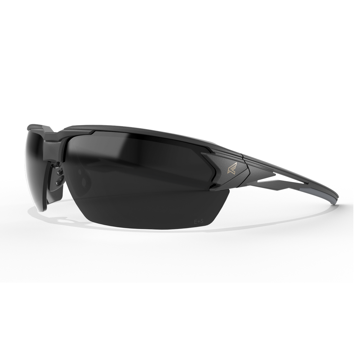 Lunettes de sécurité Edge Eyewear XP416VS, monture noire, verre fumé antibuée