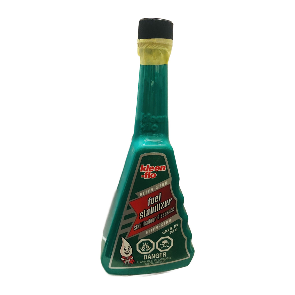 Flacon de stabilisateur d'essence 350 ml sur fond blanc