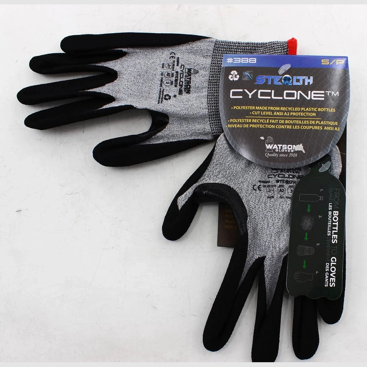 Gants enduits Watson Cyclone – Gants nitrile tactiles écologiques