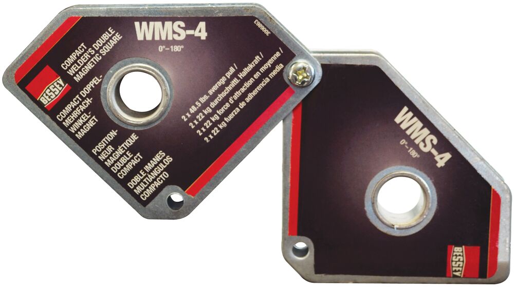 Équerre magnétique double Bessey WMS-4, 0°-180°