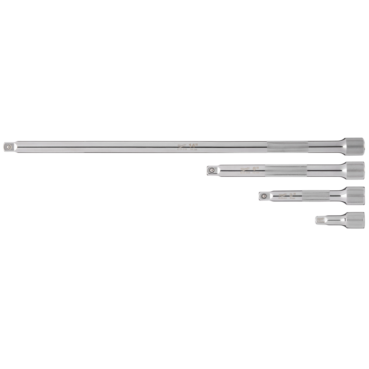 Jeu de 4 rallonges 1/4 po Milwaukee 48-22-9340