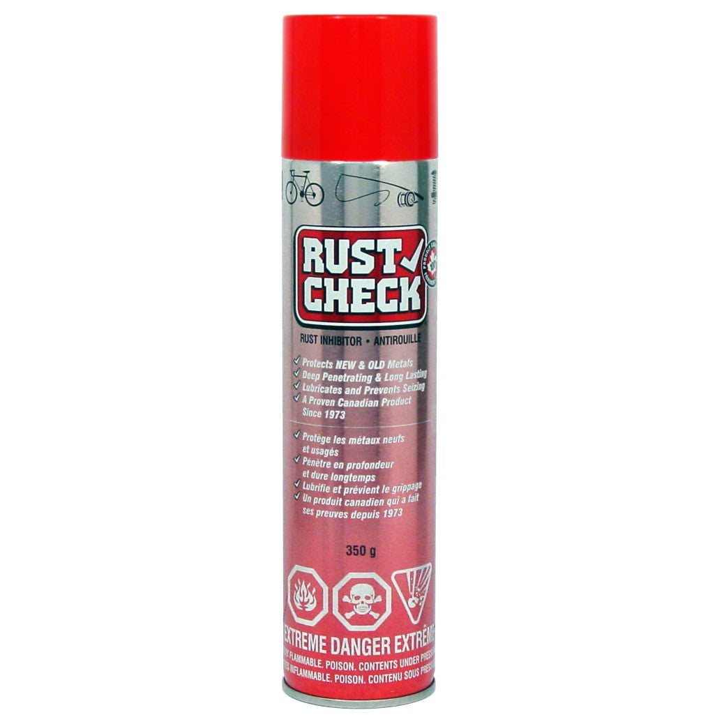 Inhibiteur de rouille Rust Check en aérosol, lubrifiant et antirouille à base d'huile, canette de 350 g (12,3 oz)