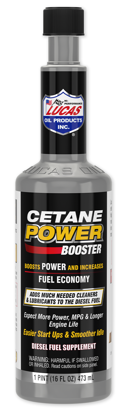 Amplificateur de cétane Lucas Oil, additif pour carburant diesel, bouteille de 473 mL (16 oz)