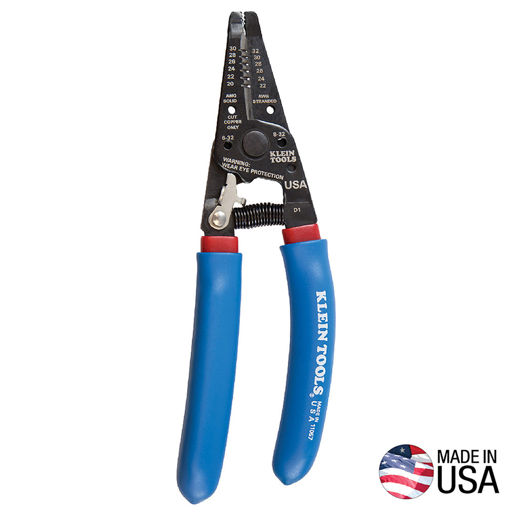 Pince à dénuder et couper Klein Tools 11057 Klein-Kurve, fil plein 20-30 AWG, toronné 22-32 AWG