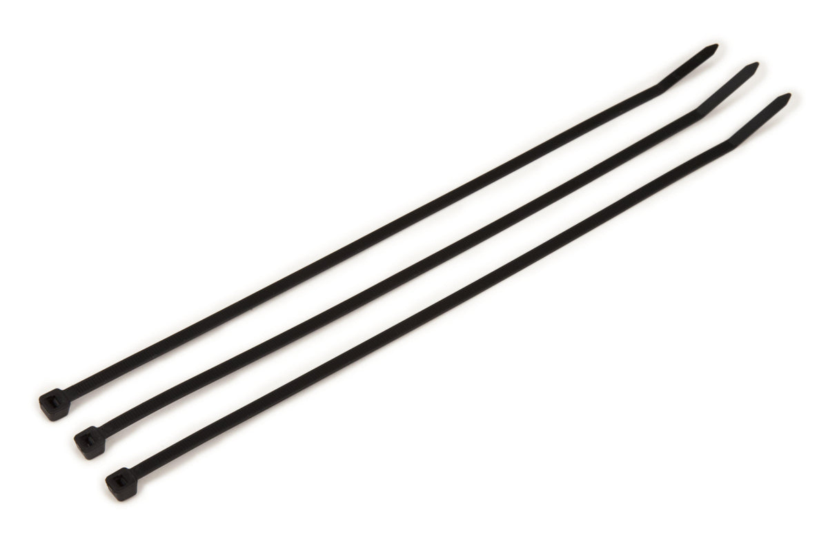 Attaches de câble en nylon noires 3M CT11BK50-D, 11 po, 50 lb, résistantes aux intempéries et aux UV, sac de 500