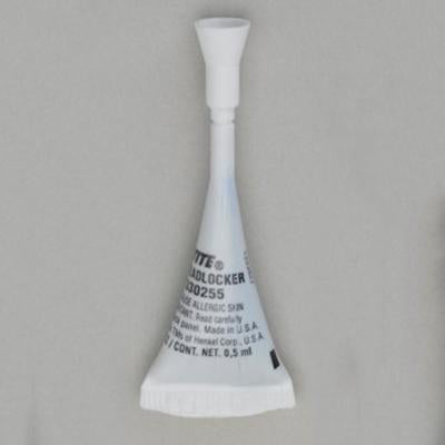 Frein-filet bleu de force moyenne Loctite 243, tolérant à l'huile, flacon de 0,5 mL