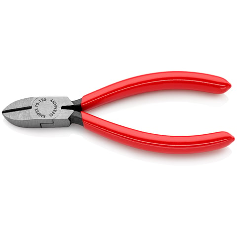 Pince coupante de côté Knipex 70 01 125, 125 mm, manches gainés plastique