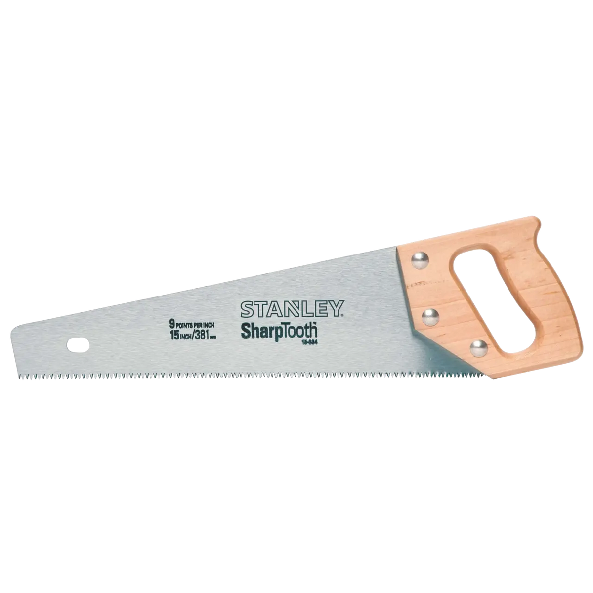 Scie égoïne de coffre à outils Stanley 15-334, 15 po (381 mm)