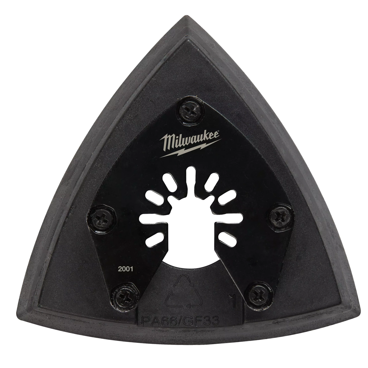 Plateau de ponçage triangulaire de 3-1/2 po, 1 pièce Milwaukee 49-25-2001