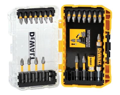Jeu de 24 embouts de vissage DeWalt MAX Fit DWA2SLS24C avec guide magnétique