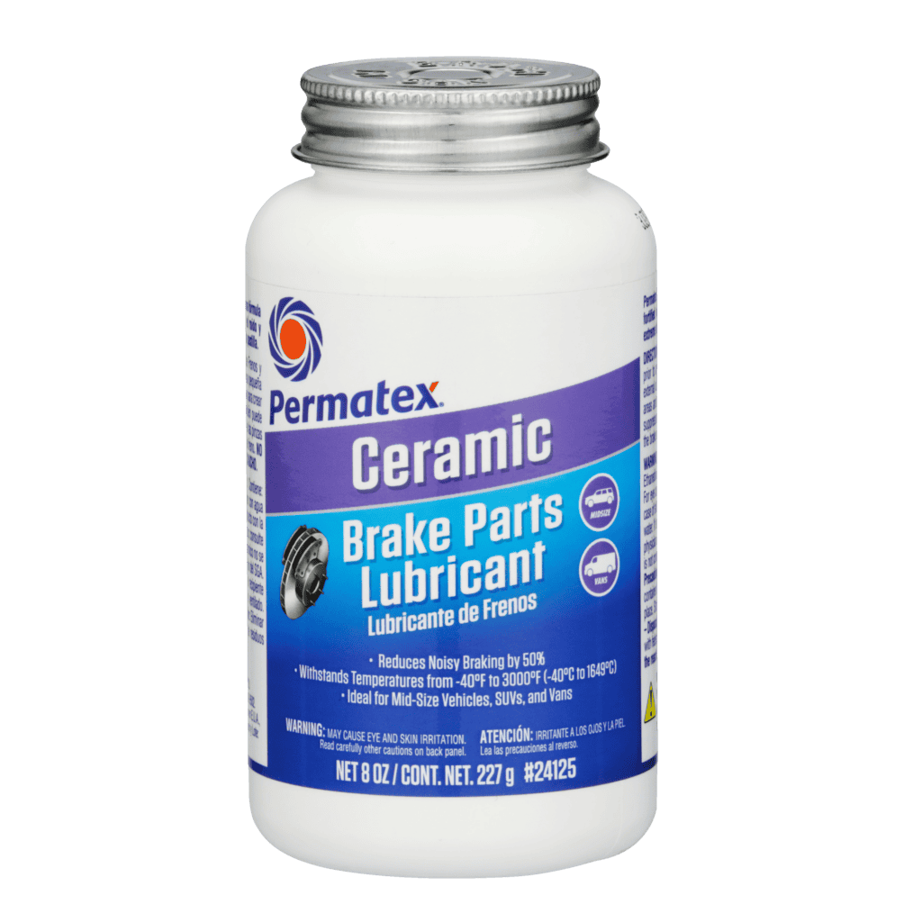 Lubrifiant pour pièces de freins Permatex Ceramic Extreme, bouteille à pinceau de 236 mL (8 oz liq.)
