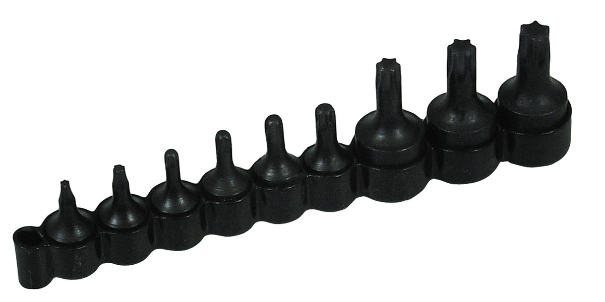 Jeu de 9 embouts à six lobes T-10 à T-50, Lisle 26550