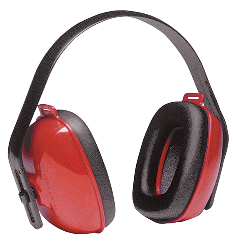 Coquille antibruit multiposition Howard Leight QM24PLUS, rouge, NRR 25 dB selon le fabricant