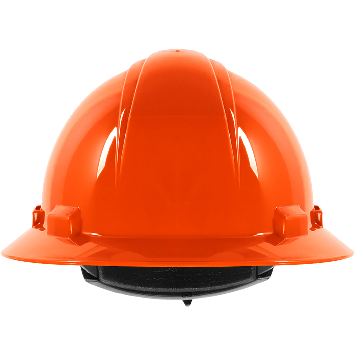 Casque de chantier à bord complet HP642R-31, orange haute visibilité, PIP