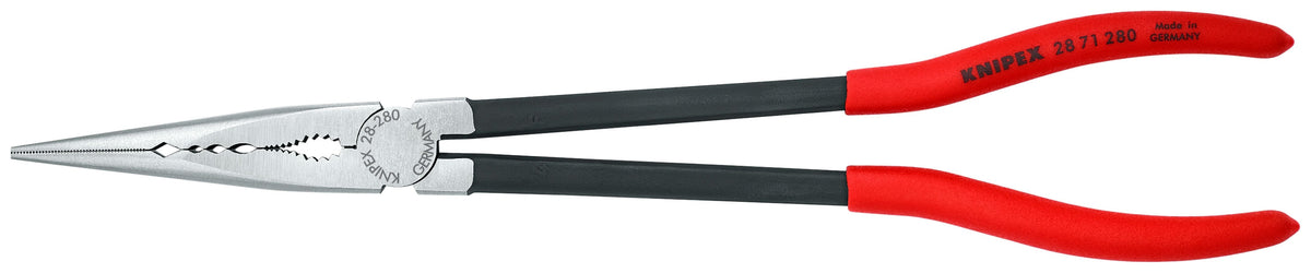 Pince à long bec droit extra-longue Knipex 28 71 280, 11 po