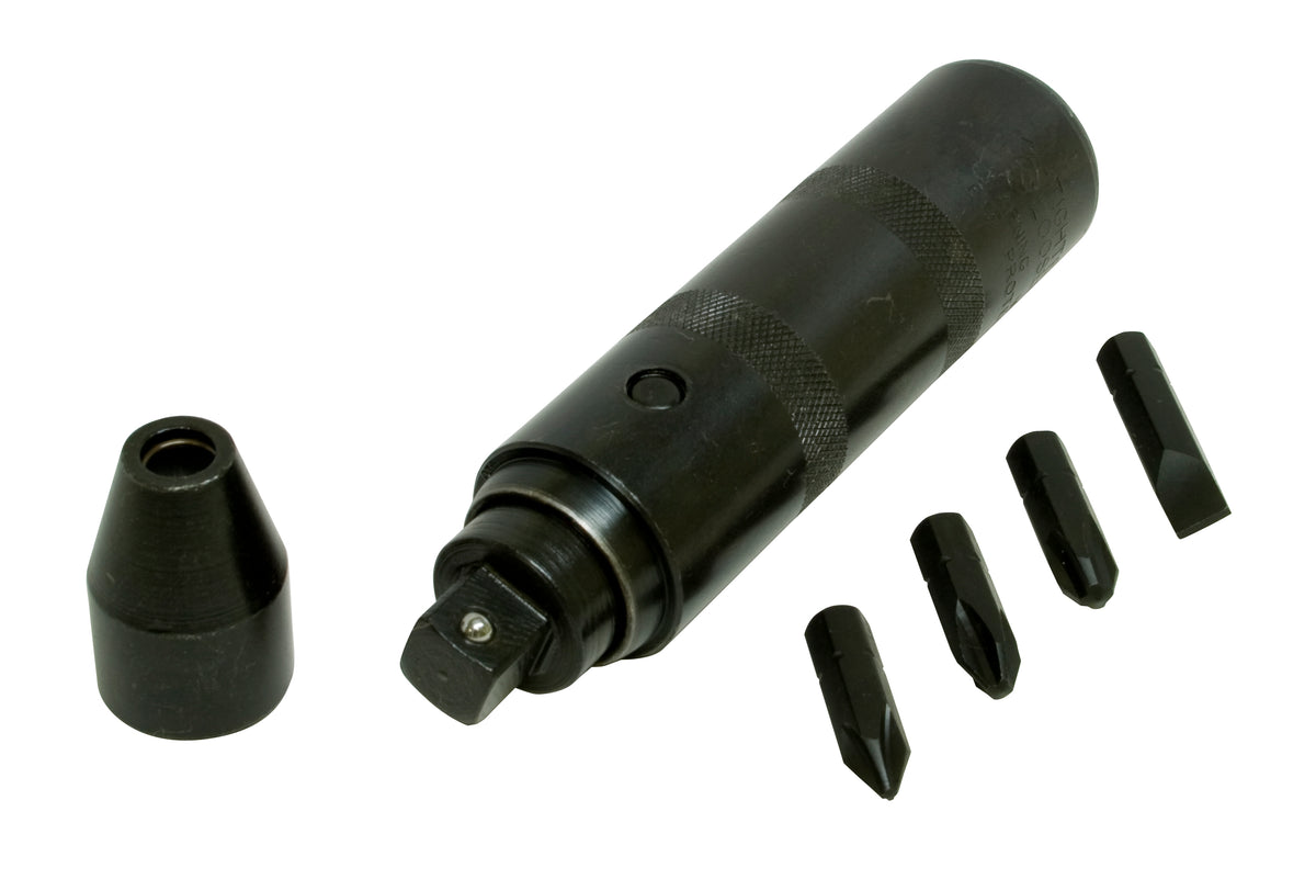 Jeu d’outil à frapper manuel avec embouts Phillips et plat 3/8 po, porte-embout 1/2 po, Lisle 30750