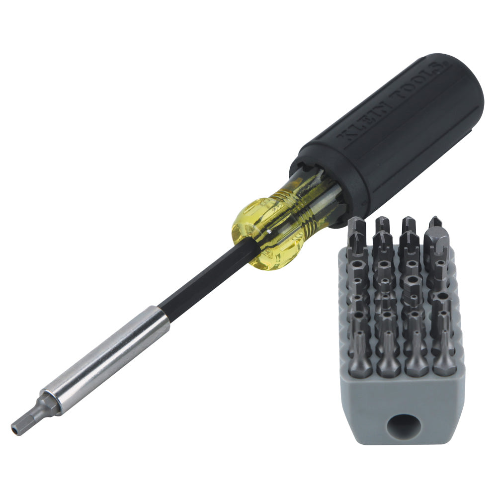 Tournevis magnétique Klein Tools 32510 avec 32 embouts antivol