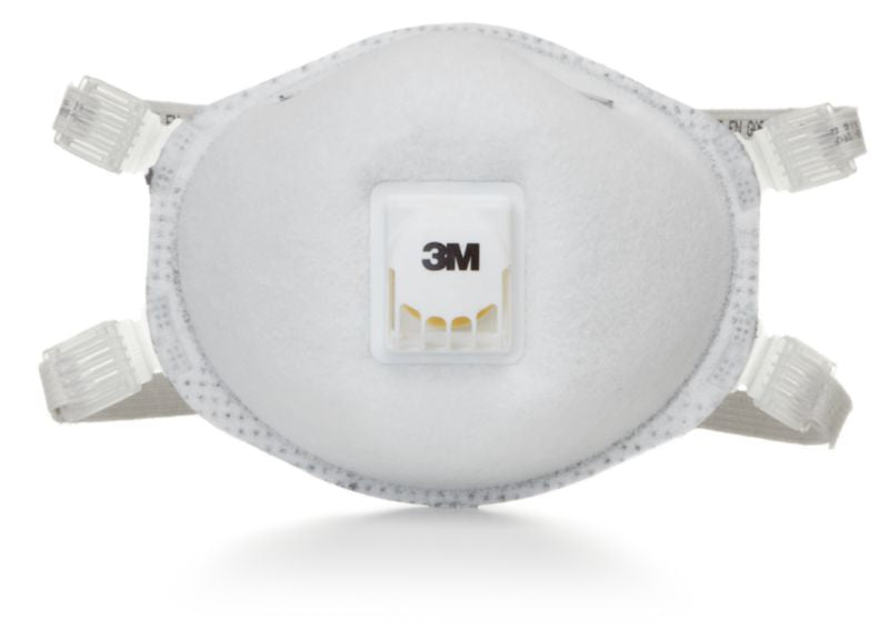 Respirateur à particules N95 3M 8214 avec soupape Cool Flow et couche de charbon