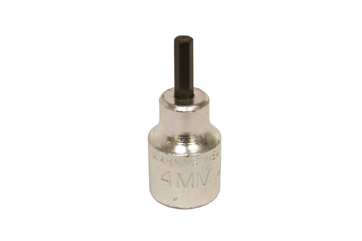 Douille à embout hexagonal Lisle 33870, 4 mm, entraînement 3/8 po