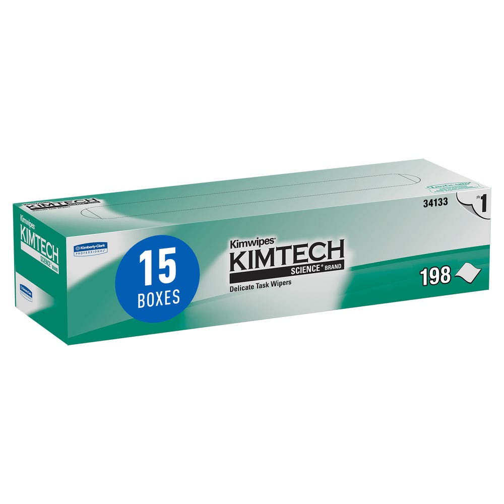 Lingettes Kimtech Science Kimwipes 34133 pour tâches délicates, boîte de 198