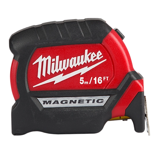 Mètre ruban compact magnétique à lame large Milwaukee 48-22-0317, 5 m / 16 pi