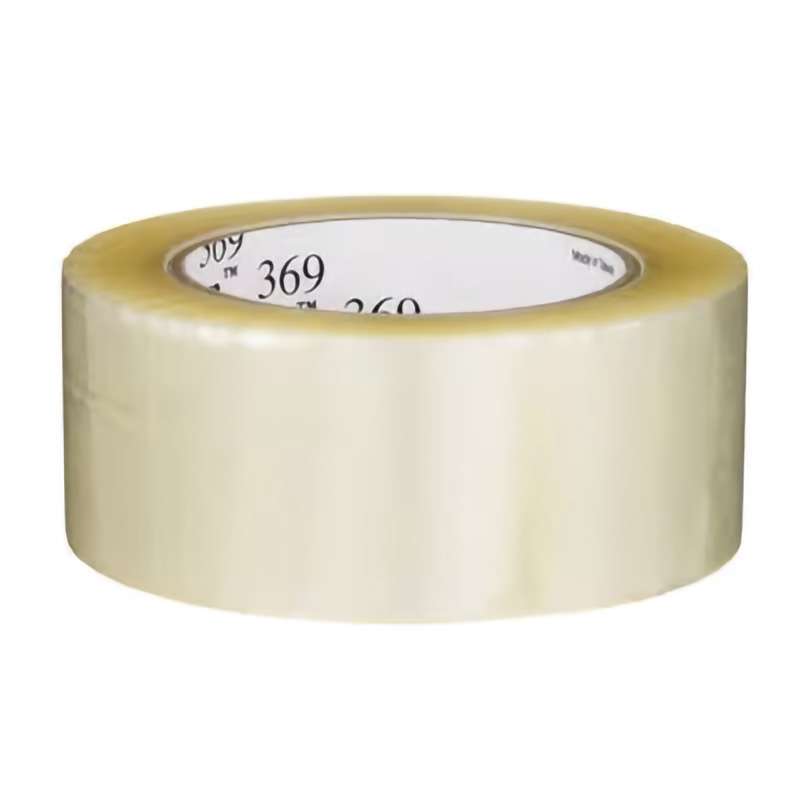 Ruban de scellage de boîtes transparent 3M 369, 48 mm x 100 m, 1 rouleau