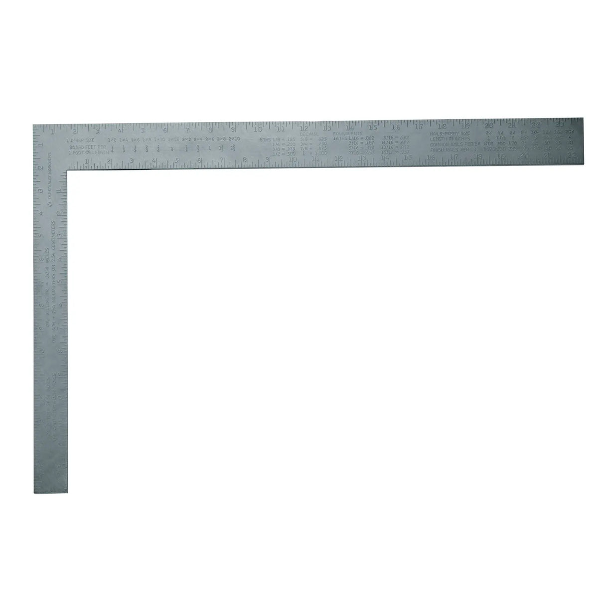 Équerre de charpentier en aluminium Stanley 45-300, 24 po