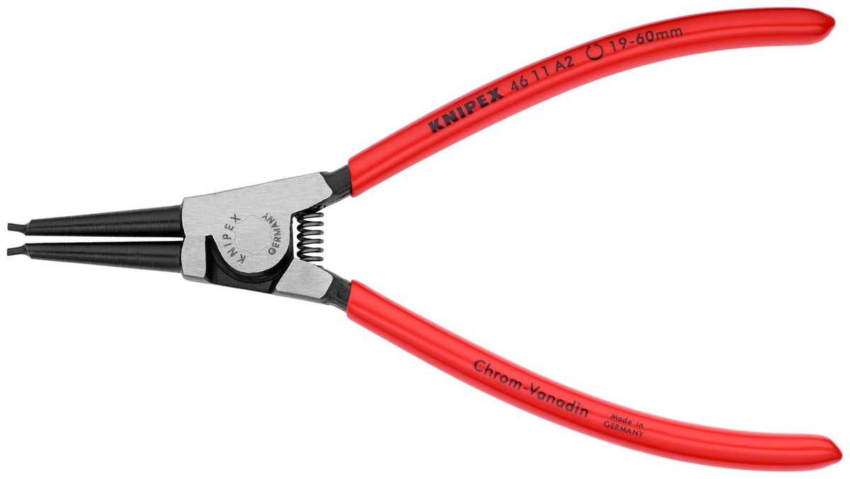 Pince à circlips extérieurs Knipex 46 11 A2, 7-1/4 po, pointes forgées