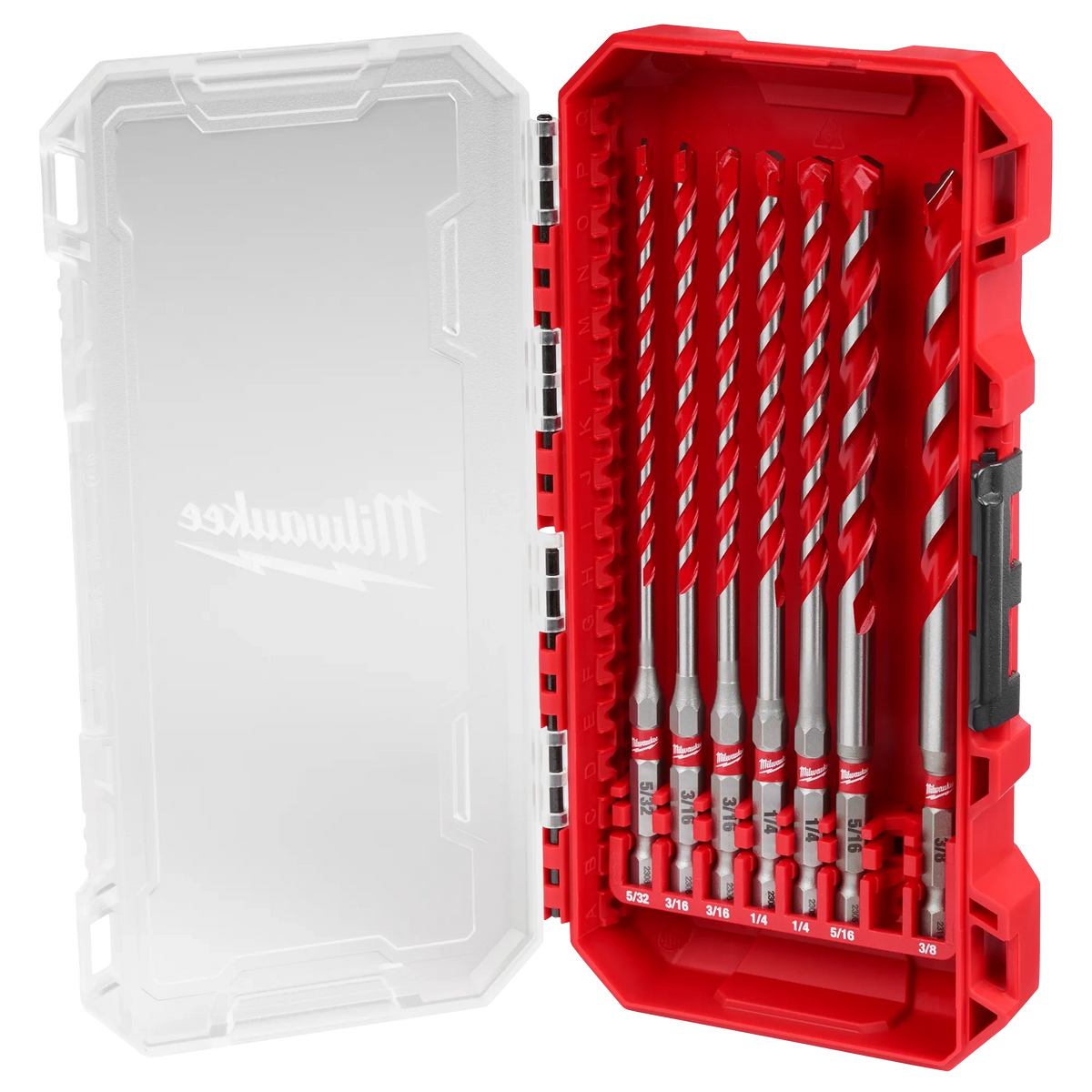 Jeu de 7 forets au carbure pour perceuse à percussion Milwaukee 48-20-9052