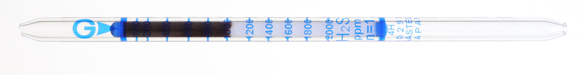 Tube détecteur H2S Gastec n° 4H, 10–4000 ppm, boîte de 10